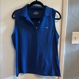 EUC Vineyard Vines Women’s Sleeveless Performance Polo - size L.